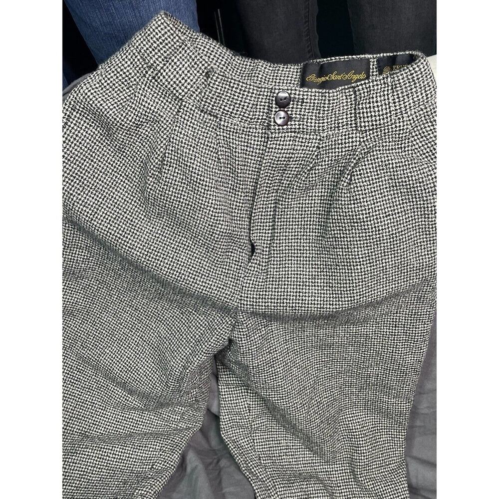 Vintage Giorgio Sant Angelo 100%‎ Pure Wool Womens Pants Womens Size 8p